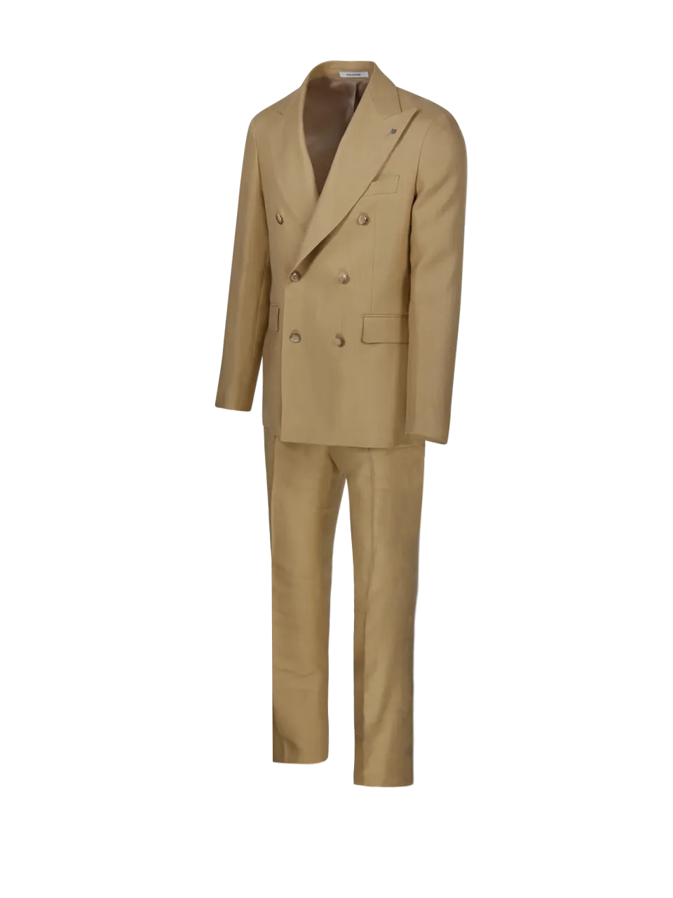 MEN TAGLIATORE NUDE LINEN SUIT
