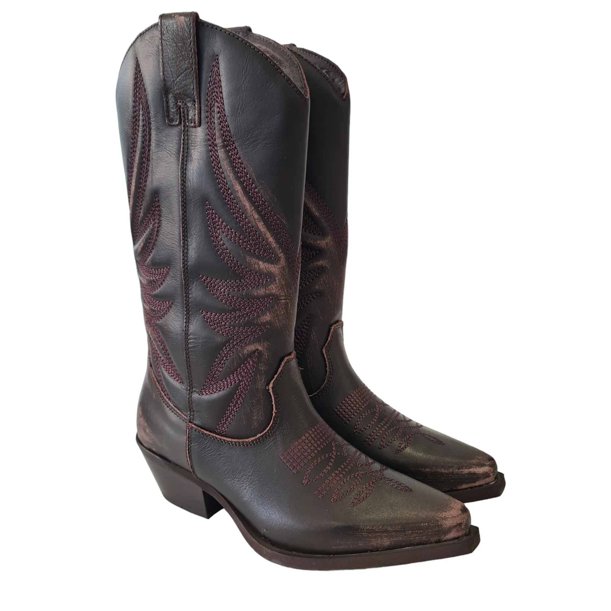 Metisse Stivaletto Texano Donna Cuoio Rif.17