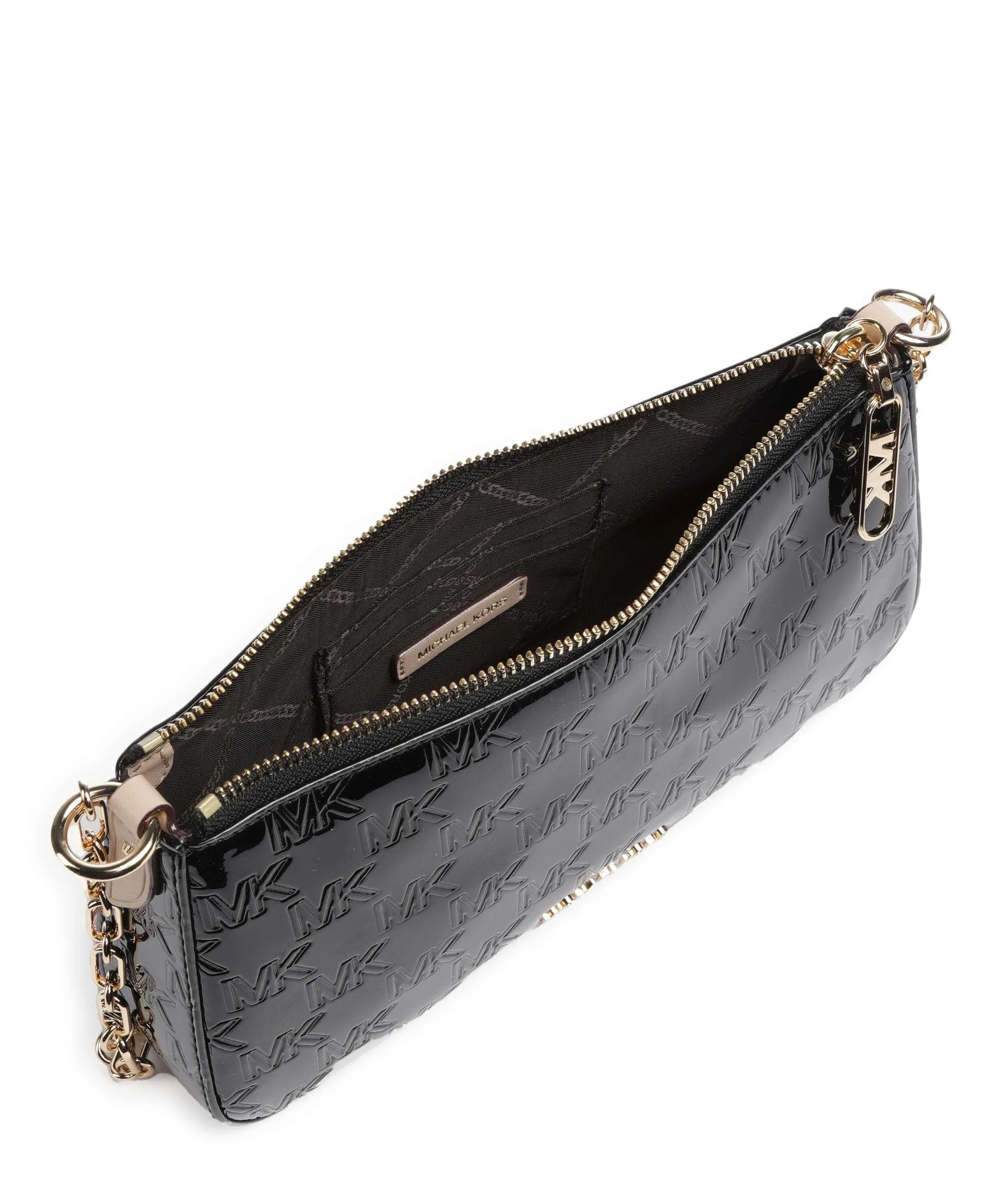  Michael Kors Empire Borsa a spalla poliuretano nero  