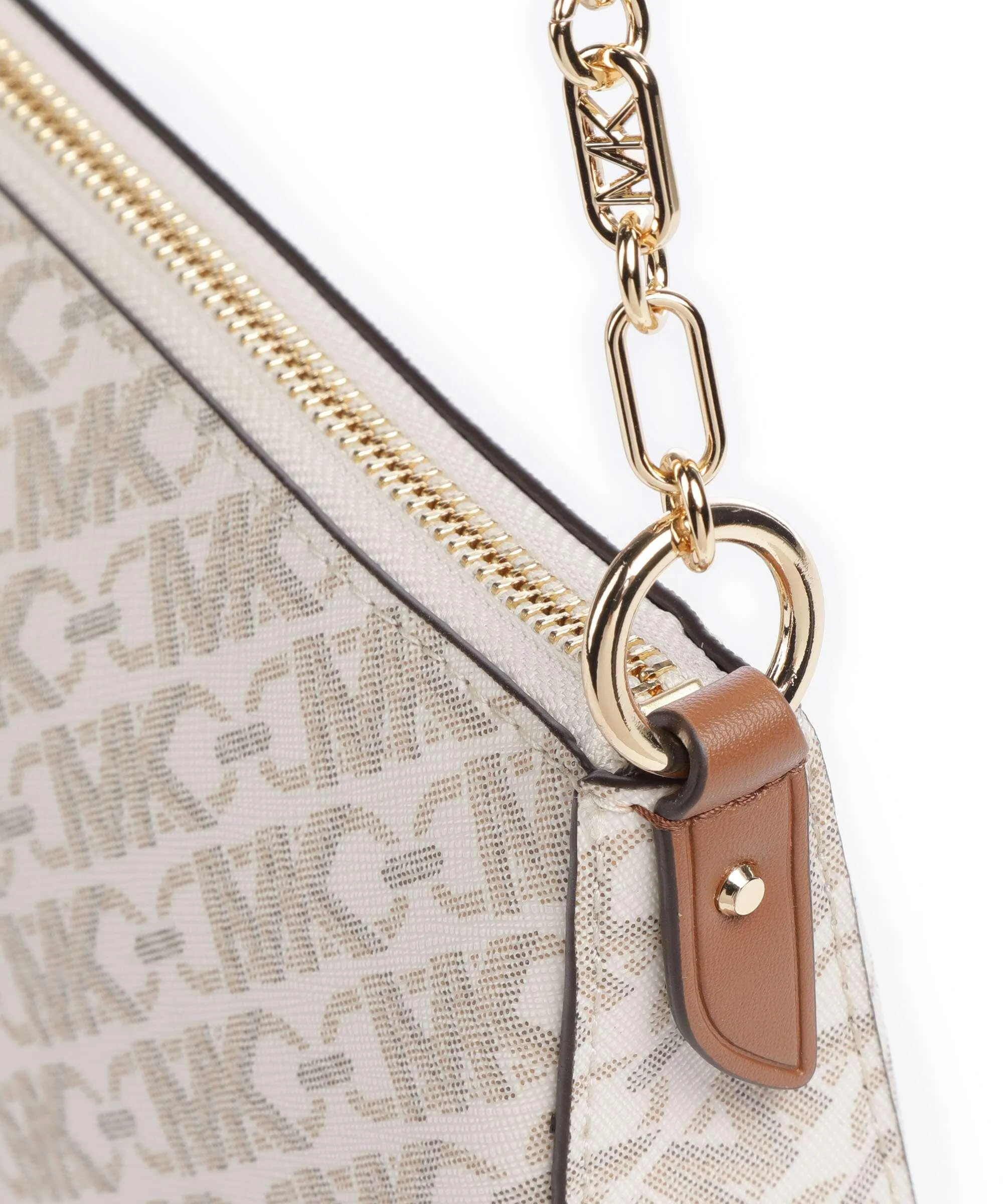  Michael Kors Empire Borsa a spalla tela avorio  