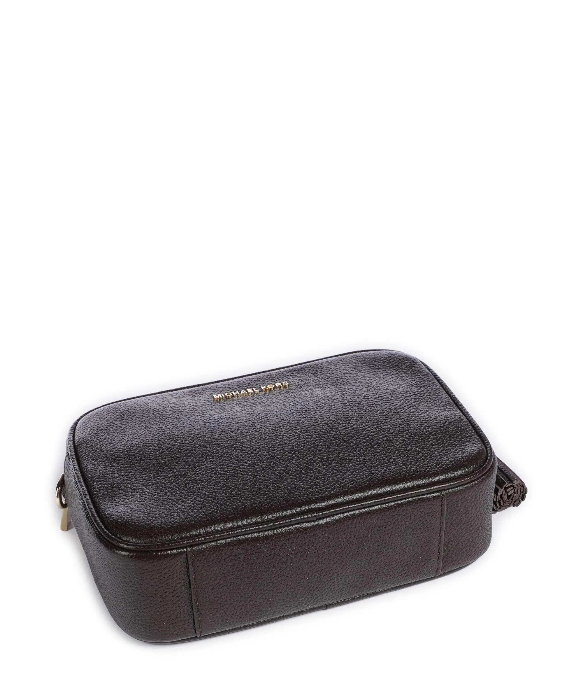  Michael Kors Jet Set Borsa a tracolla pelle di vacchetta grana cioccolato  