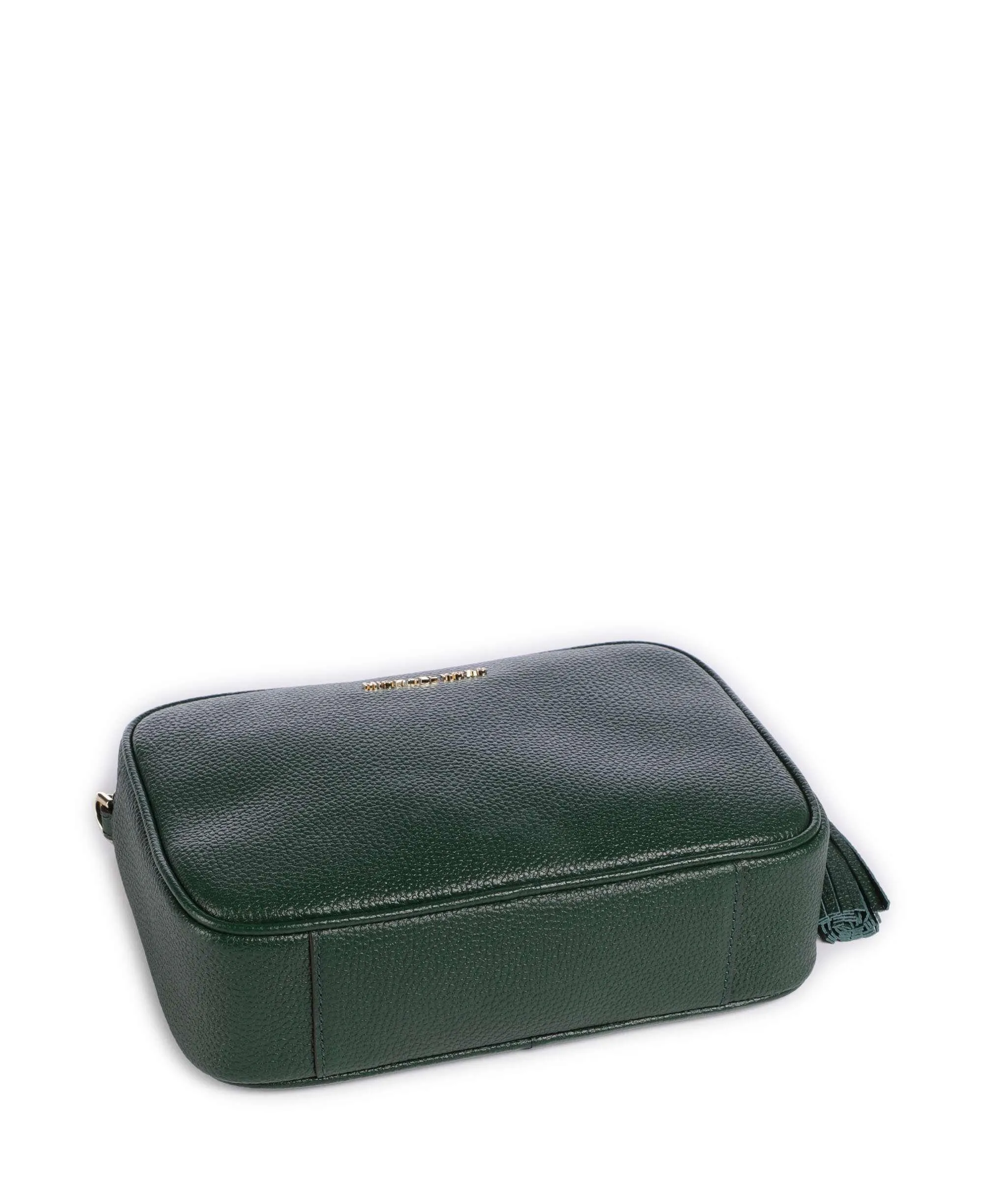  Michael Kors Jet Set Borsa a tracolla pelle di vacchetta grana verde scuro  