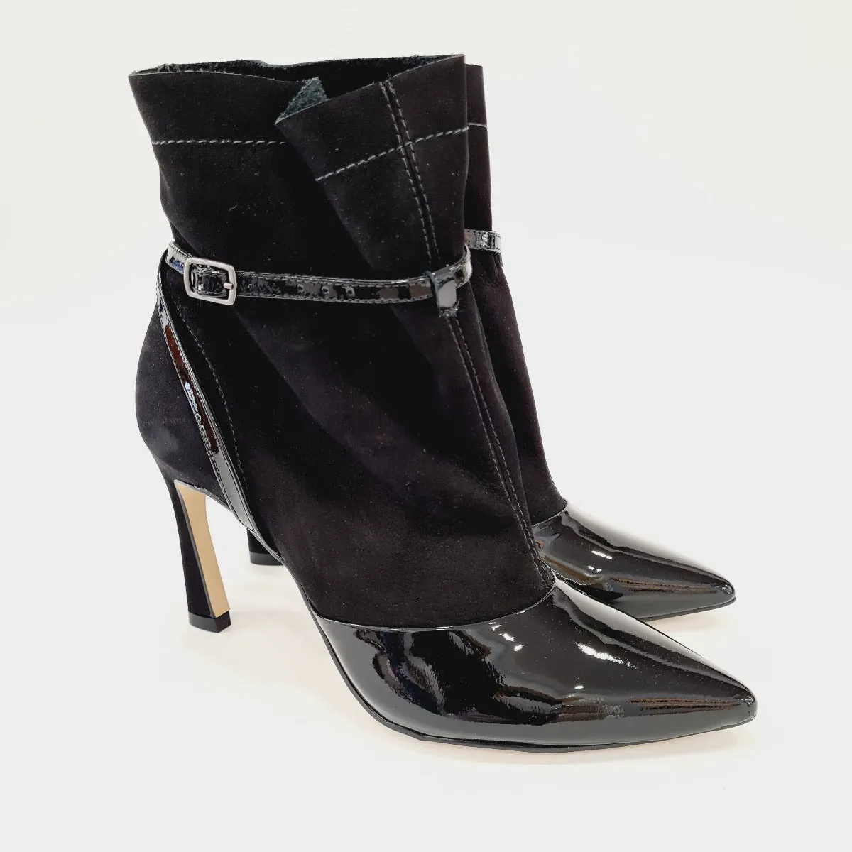 MissUnique Stivaletto  tacco alto 9 cm Naplak + Camoscio rif.59