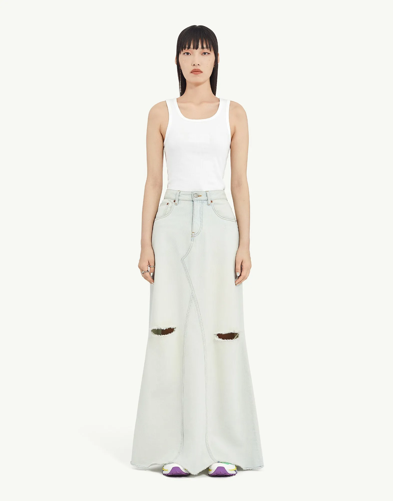 MM6 MAISON MARGIELA Maxi Gonna in Denim