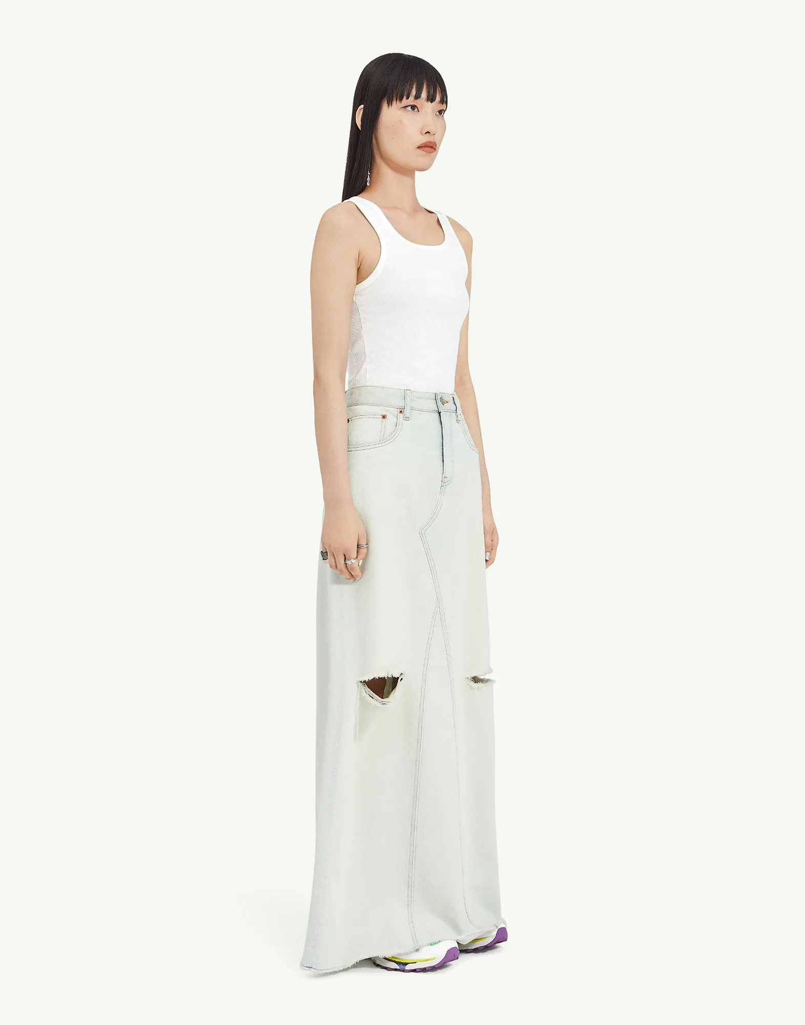 MM6 MAISON MARGIELA Maxi Gonna in Denim