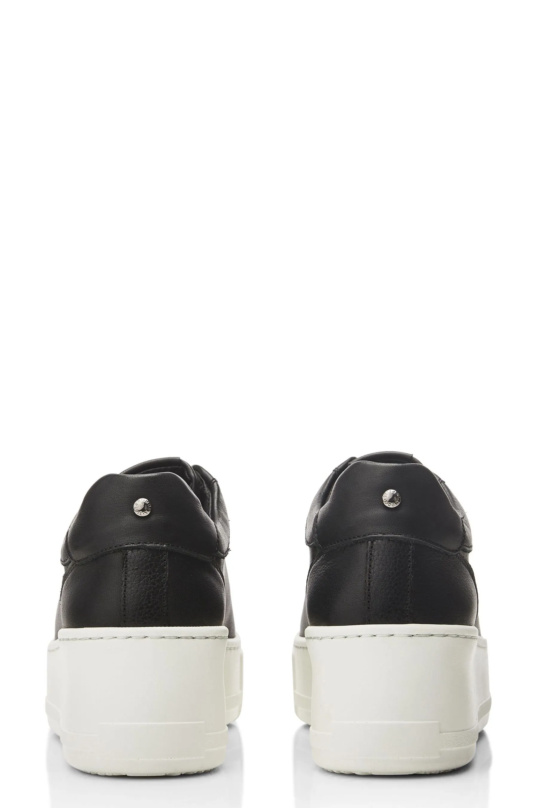 Moda in Pelle Auben Slip On Chunky Wedge Scarpe da ginnastica    