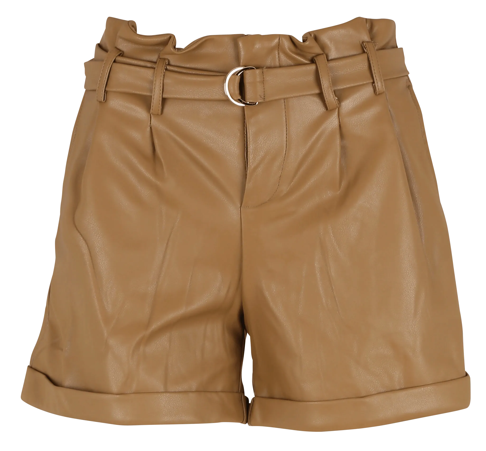  MOLLY BRACKEN   Shorts paperbag a vita alta | Beige