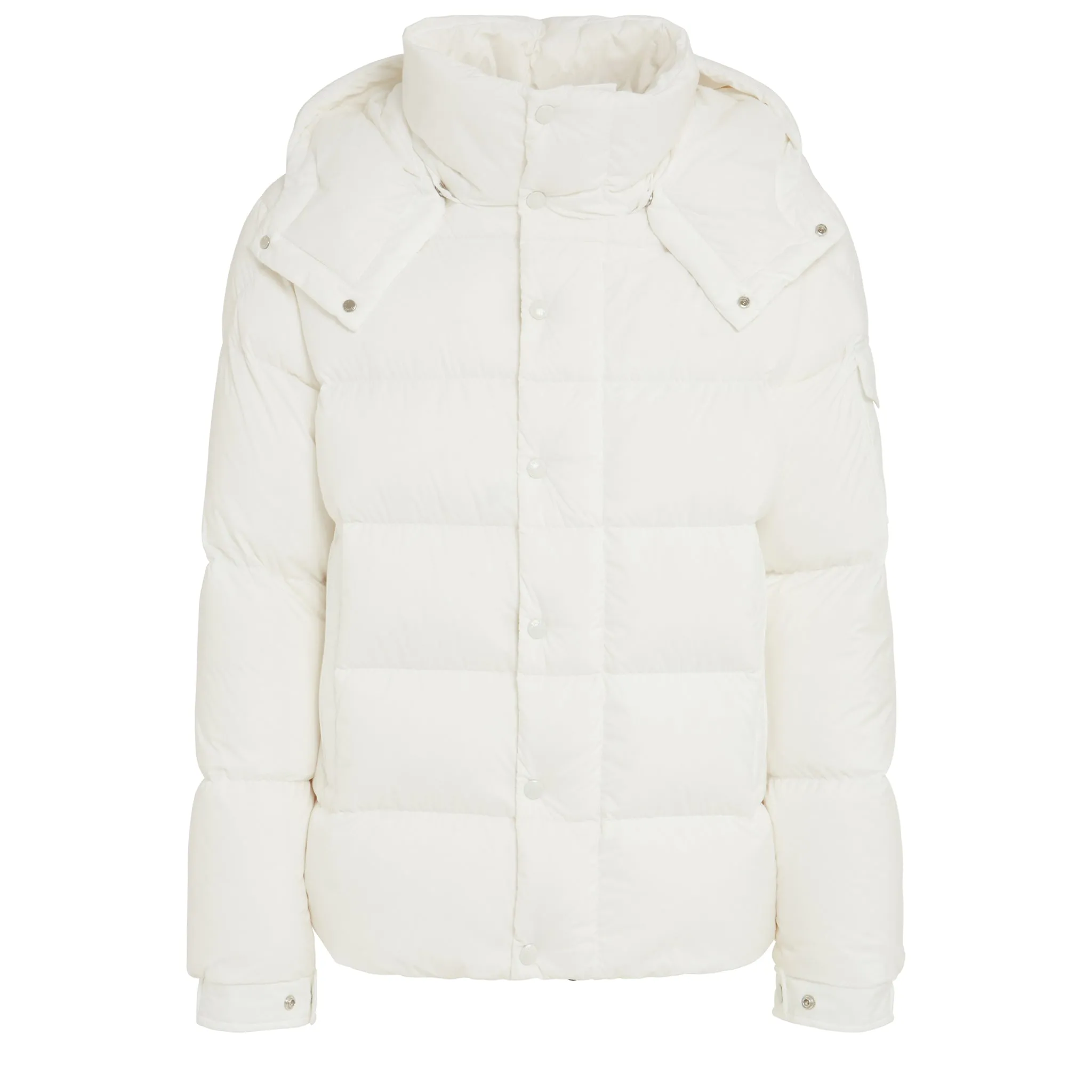 MONCLER  Piumino ''Vezere'' in tessuto bianco