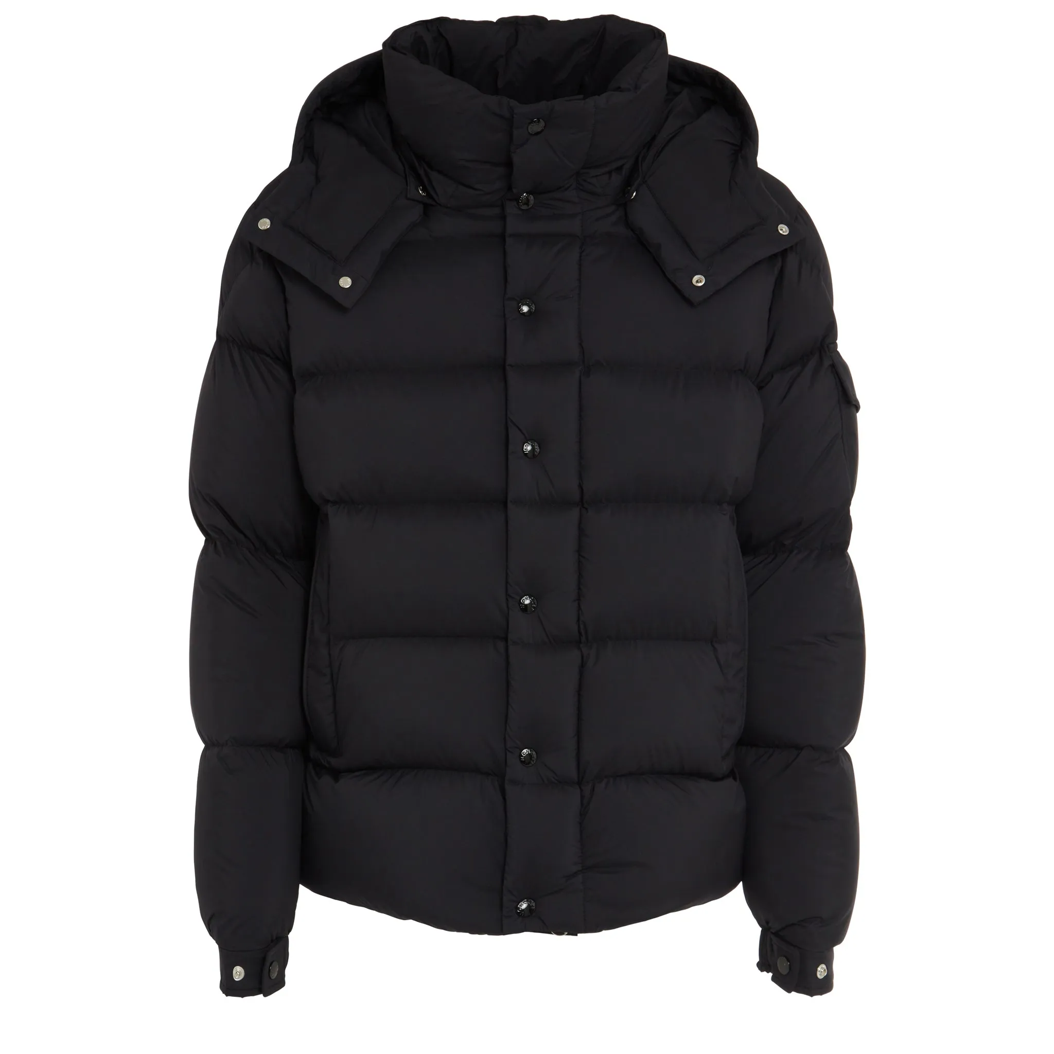 MONCLER  Piumino ''Vezere'' in tessuto nero