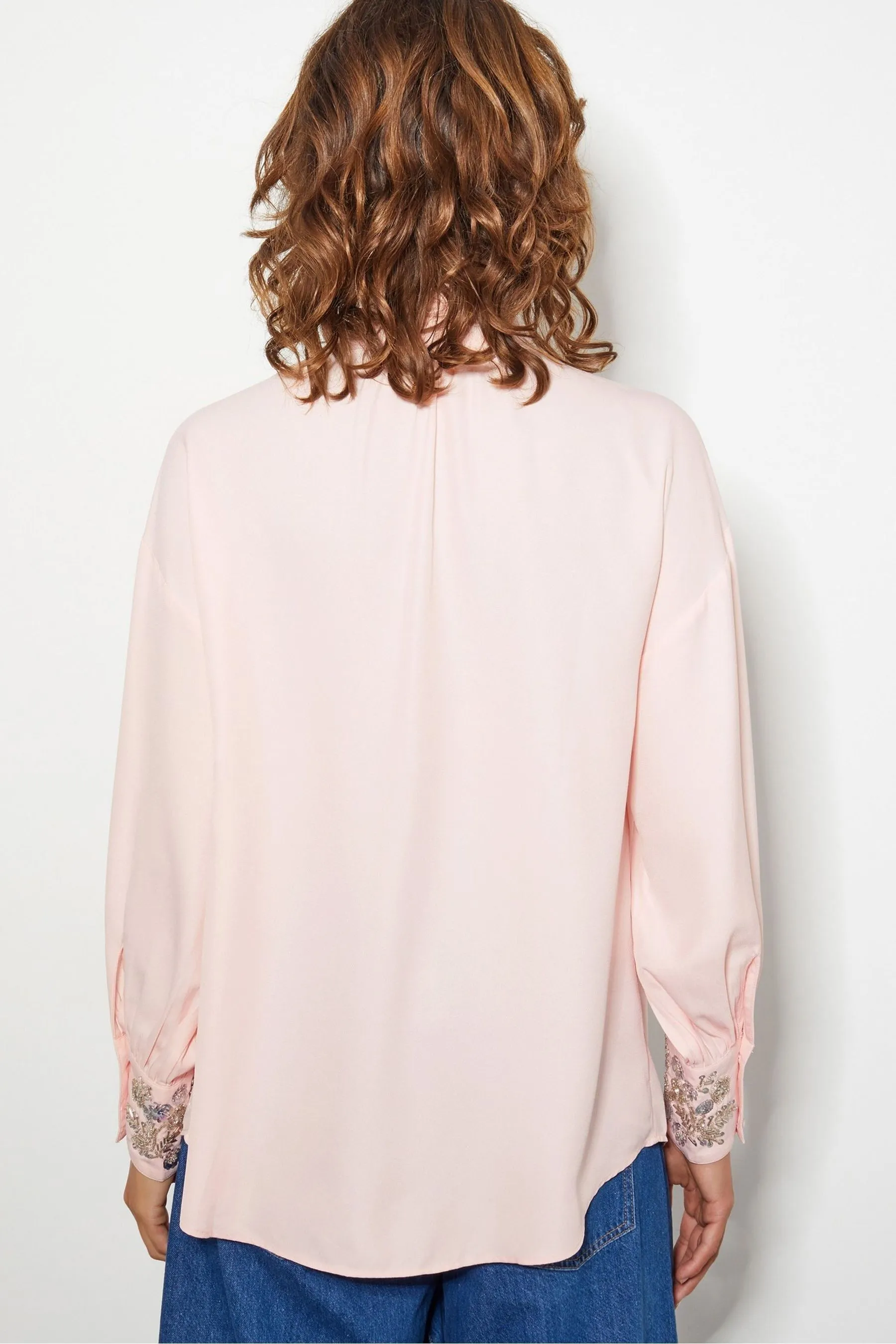 Monsoon Ann Pussybow Embellished Blouse    