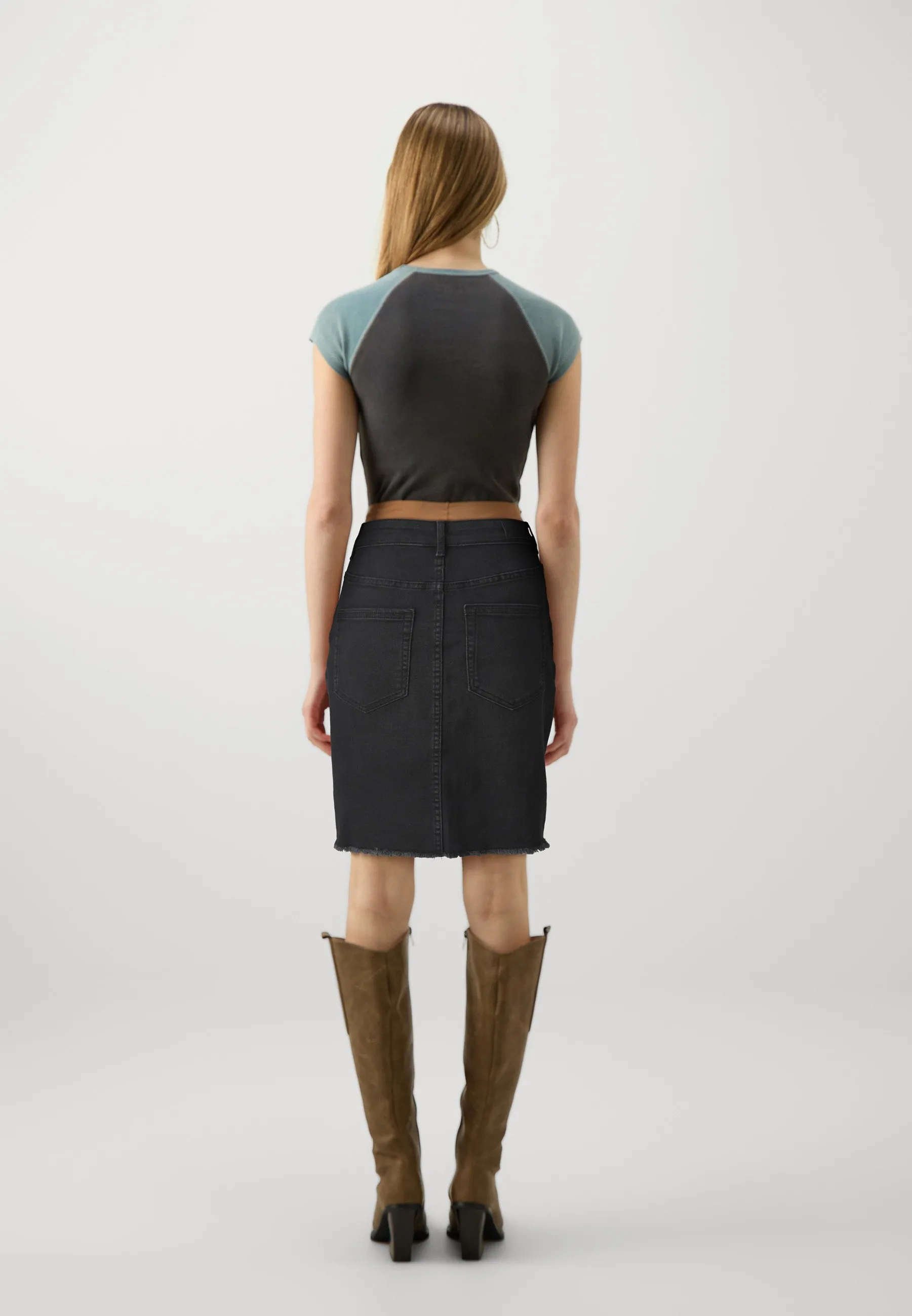 ONLHUSH SKIRT - Gonna di jeans