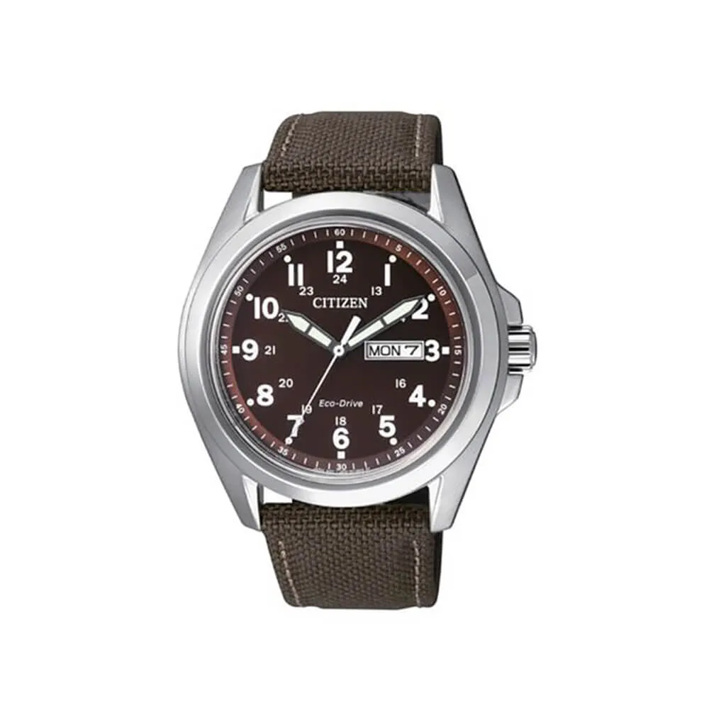 Orologio Citizen Eco Drive da Uomo in Acciaio e Tessuto – Urban – AW0050-40W