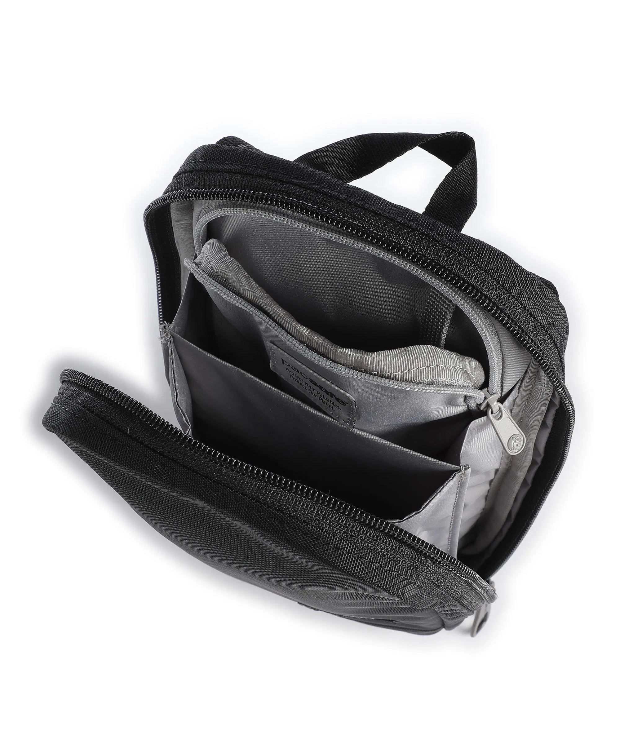 Pacsafe RFIDsafe Tech Borsa a tracolla nylon nero  