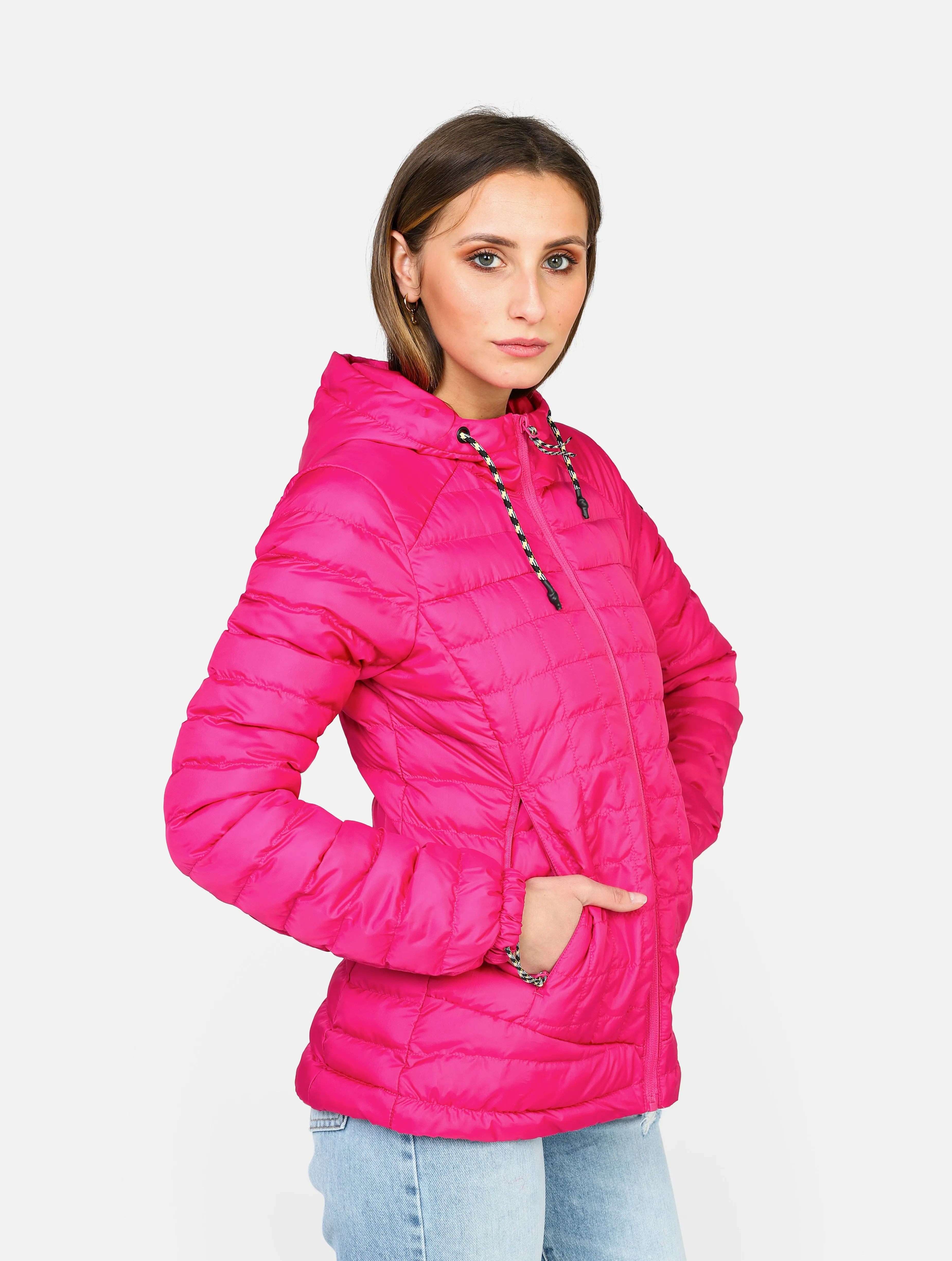 Padded hoody jacket ciesse piumini active realizzato in tessuto ripstop con zip ed imbottitura. Ha una zip sul petto CHARITYFUXI