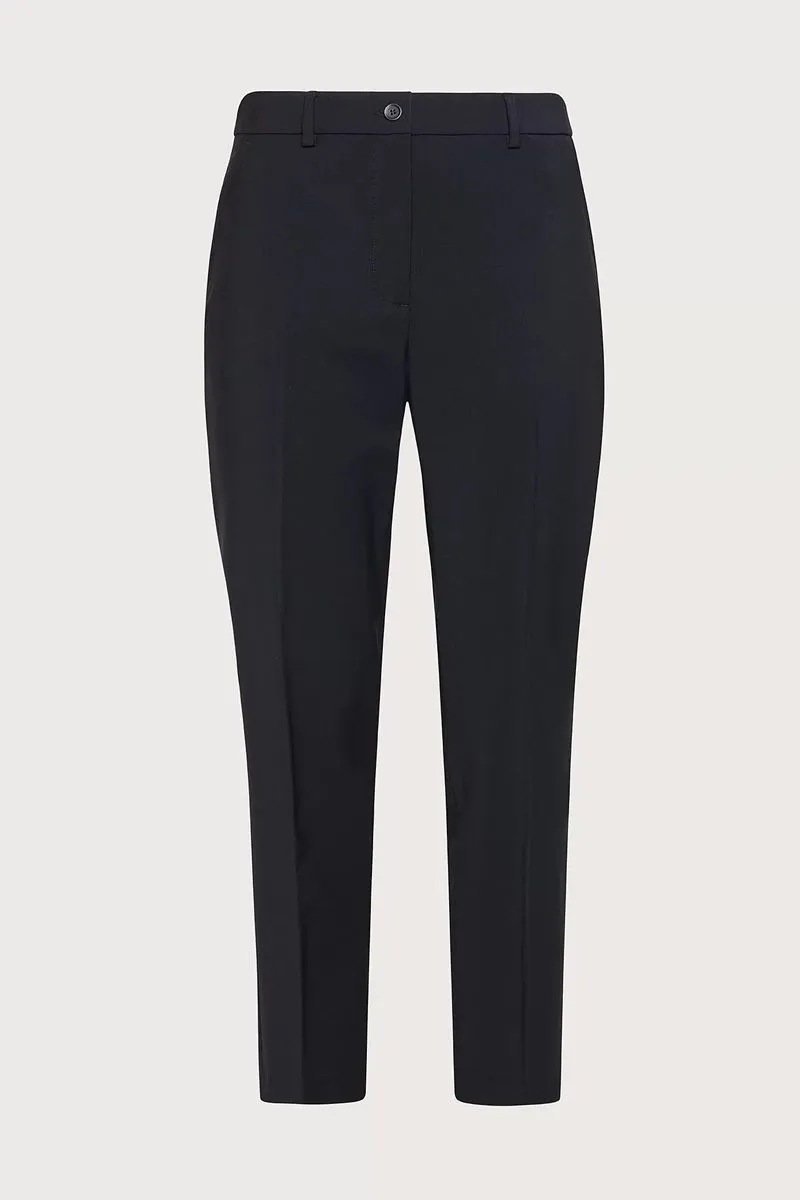 Pantalone slim fit alla caviglia donna Blu