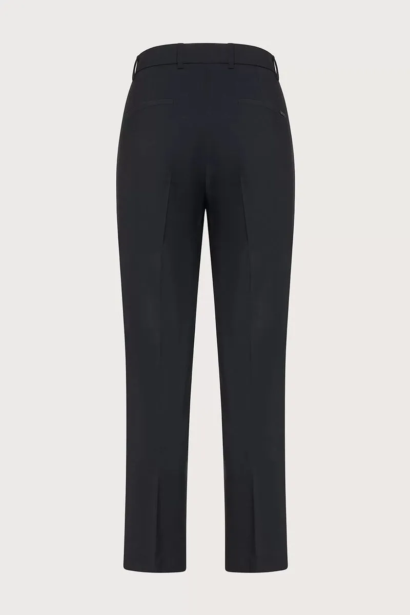 Pantalone slim fit alla caviglia donna Blu