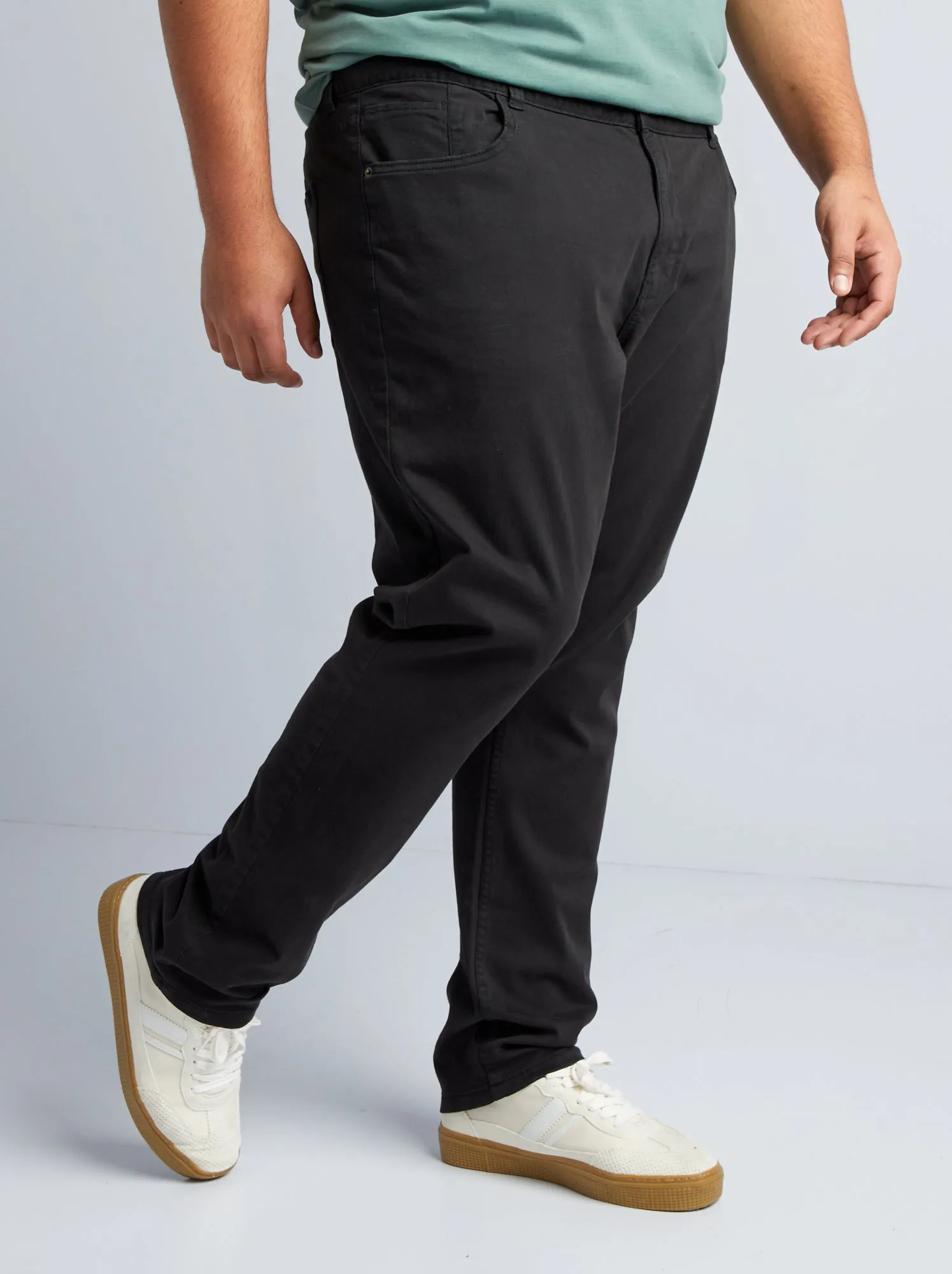 Pantaloni 5 tasche fitted L34 - nero