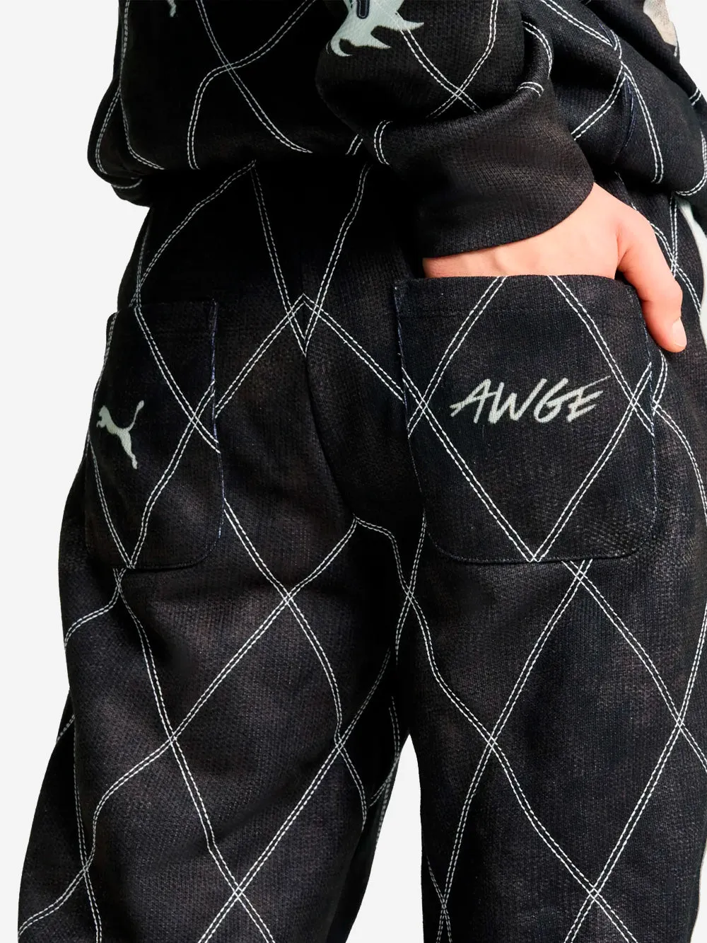 Pantaloni della tuta effetto consumato x Asap Rocky