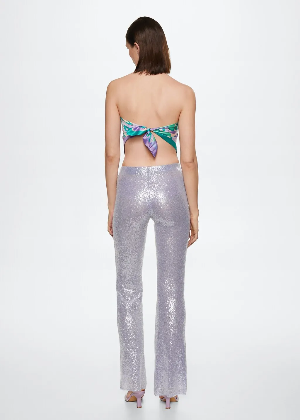 Pantaloni paillettes