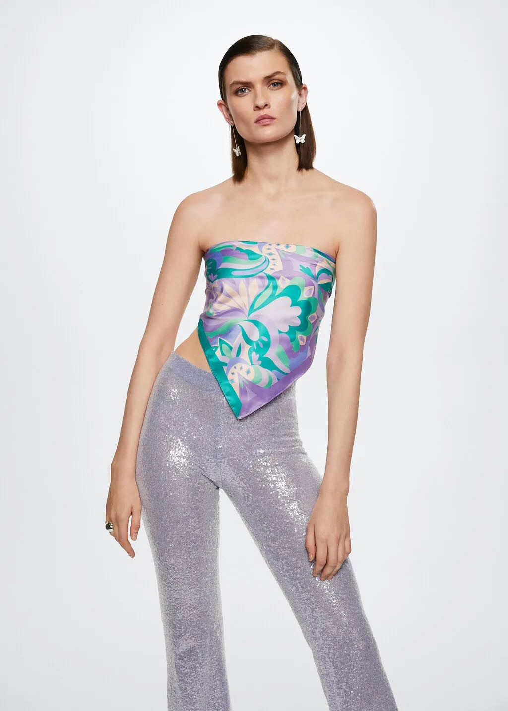 Pantaloni paillettes