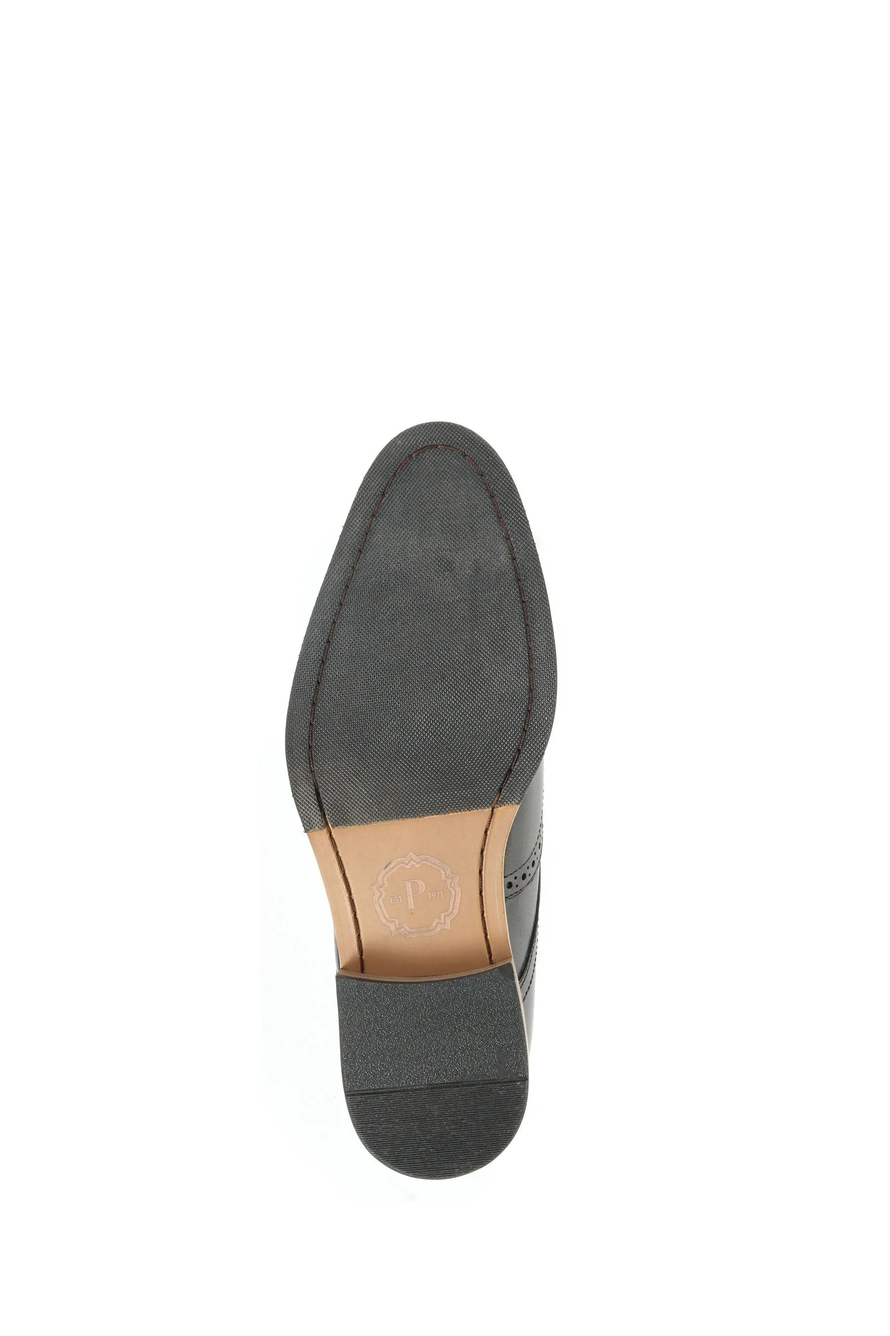 Pavers Vestibilità ampia - Nero in pelle - Brogue