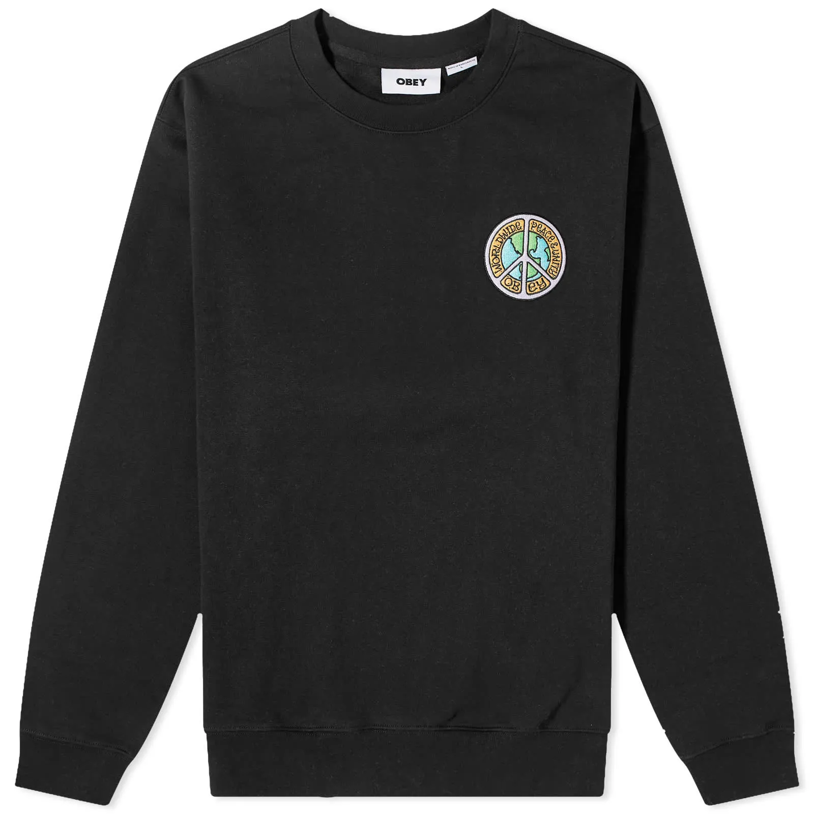 PEACE AND UNITY CREW BOX FIT PREMIUM CREW