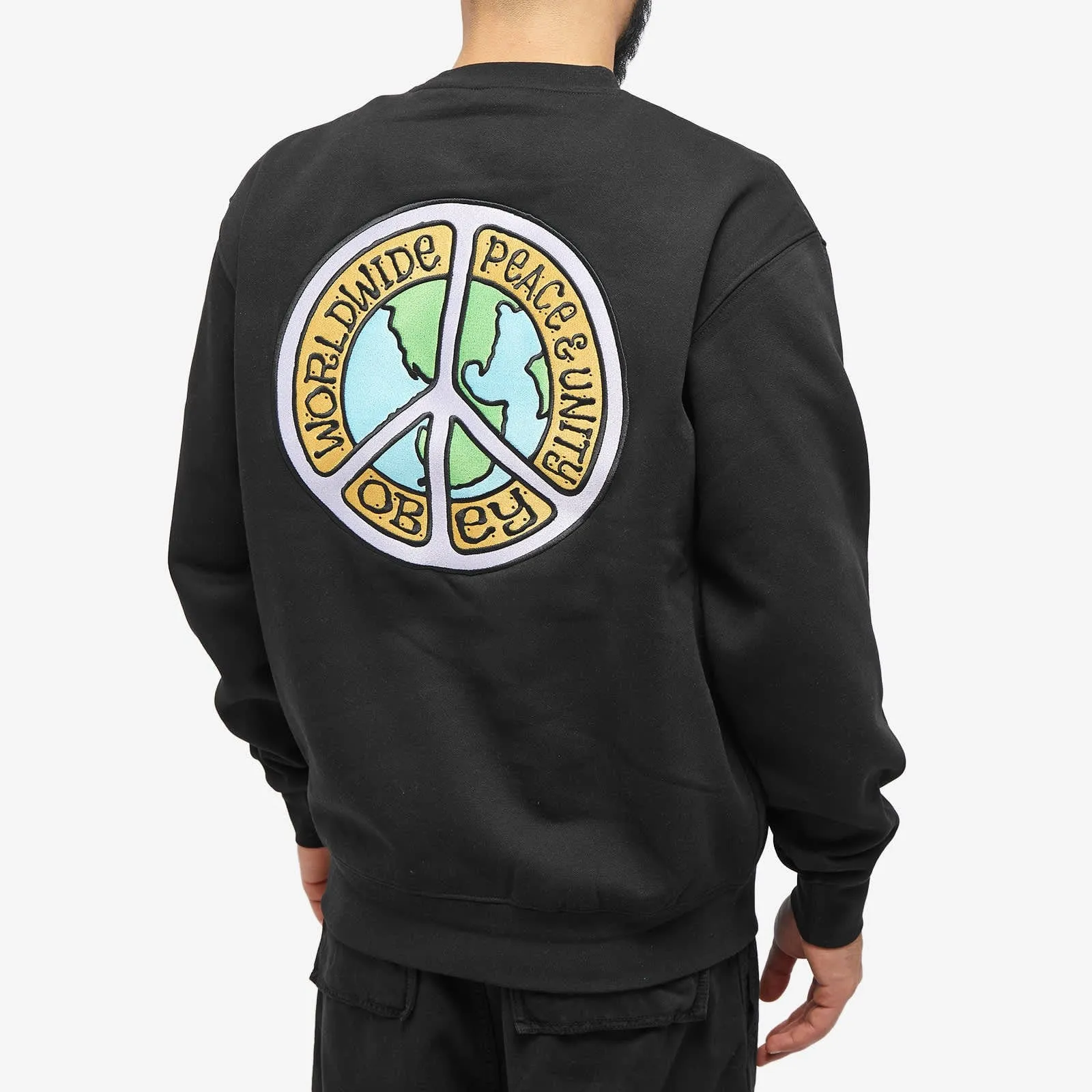 PEACE AND UNITY CREW BOX FIT PREMIUM CREW