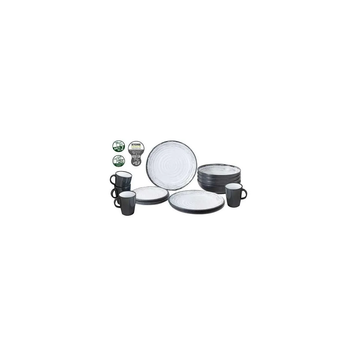 Piatti melaimna Touch Stone LUNCH BOX GRANADA 16 pz Brunner