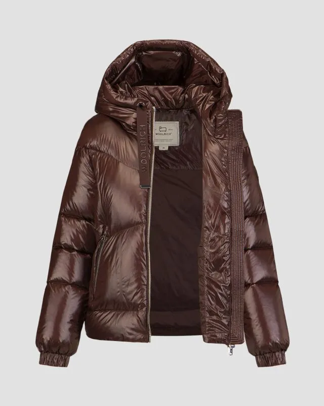 Piumino da donna Woolrich Aliquippa Short Puffer Jacket