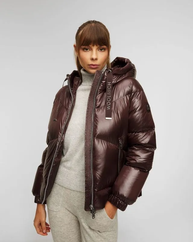 Piumino da donna Woolrich Aliquippa Short Puffer Jacket