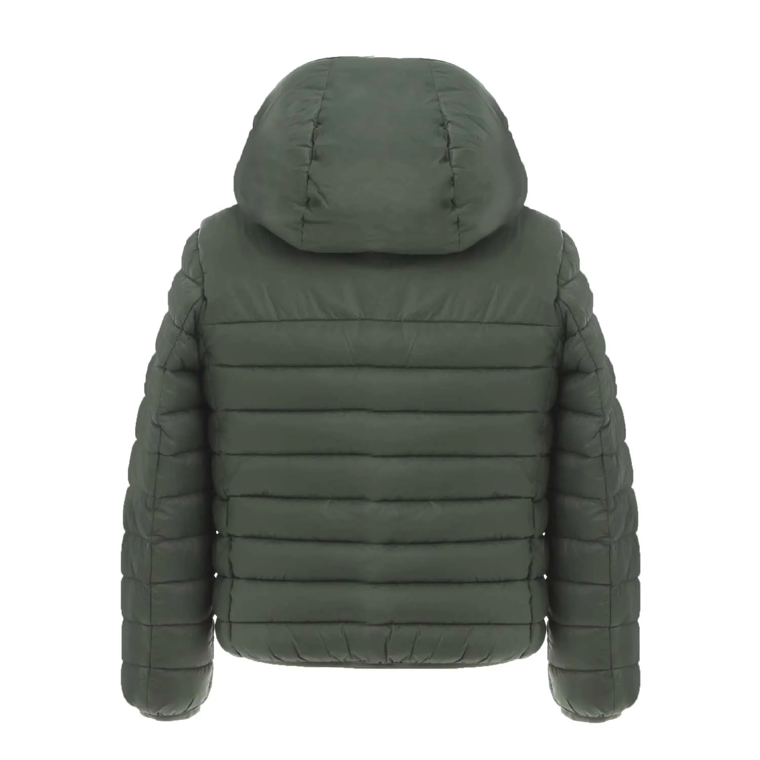 Piumino Rob Verde Militare Con Fodera Eco Teddy
