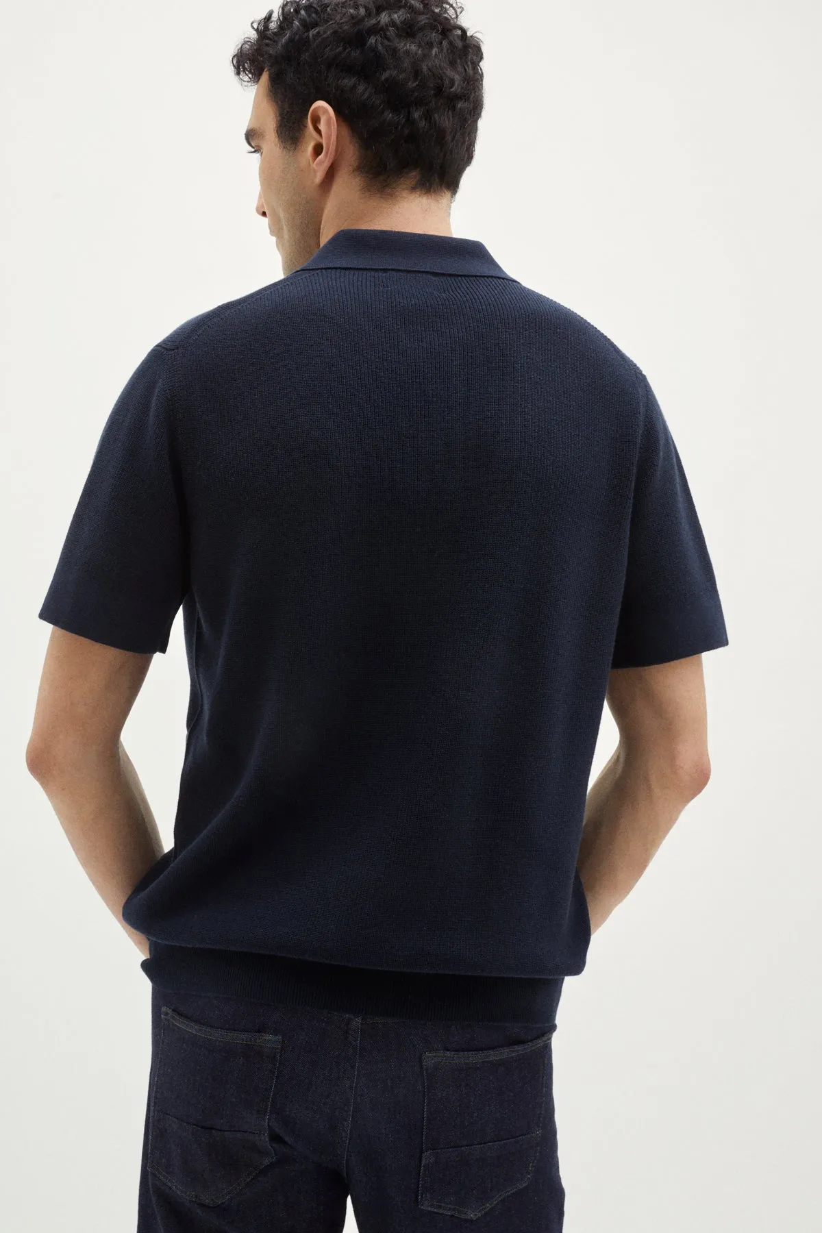 Polo a Costine in Cotone Organico