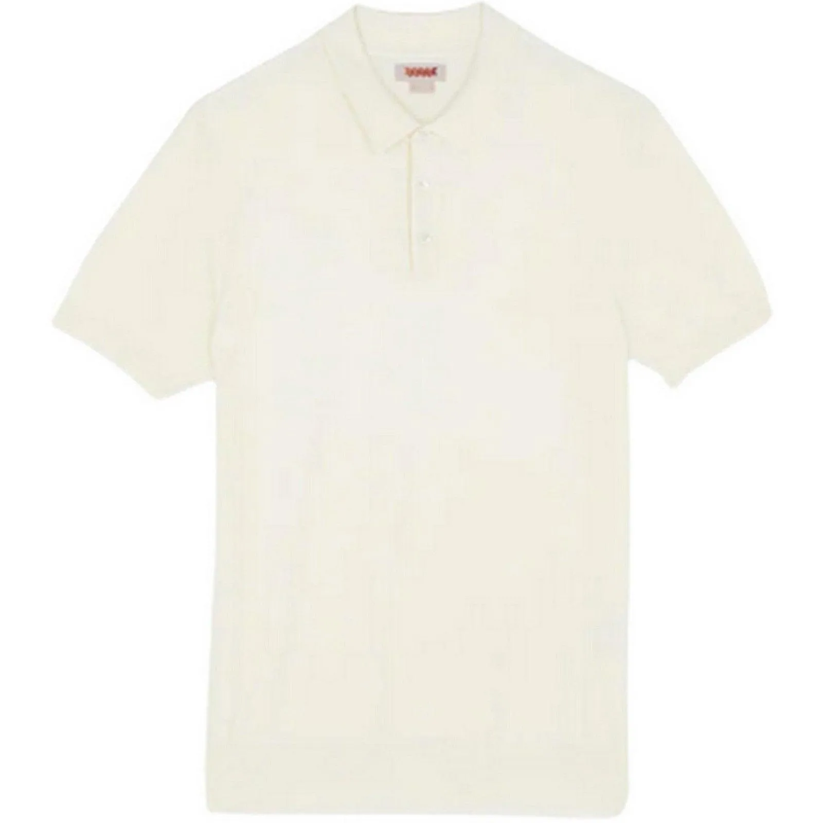 Polo Uomo Baracuta - Ss Polo Knit Cotton Garment Dyed - Avorio