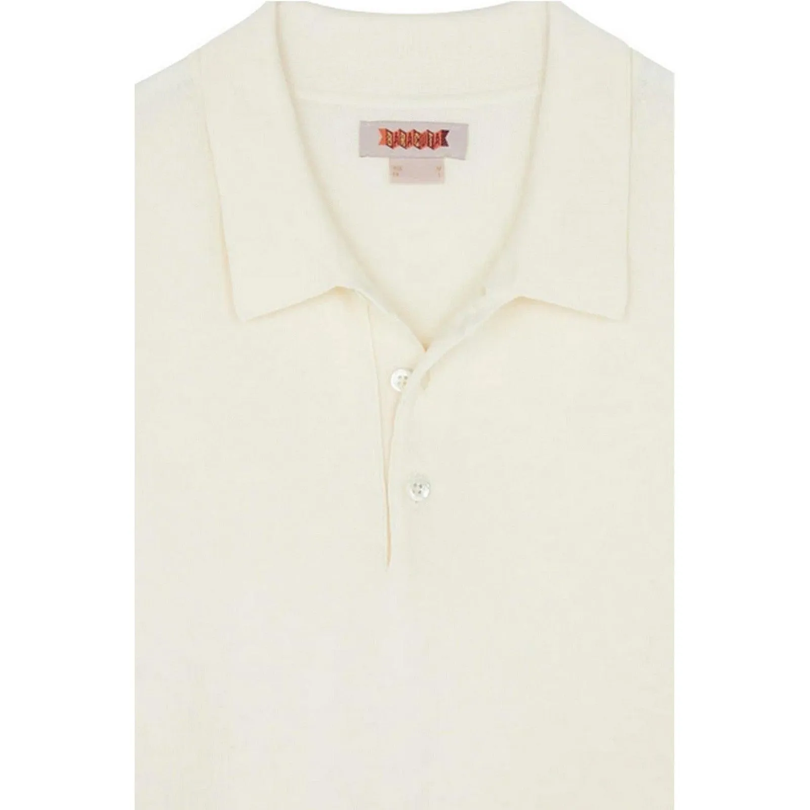 Polo Uomo Baracuta - Ss Polo Knit Cotton Garment Dyed - Avorio