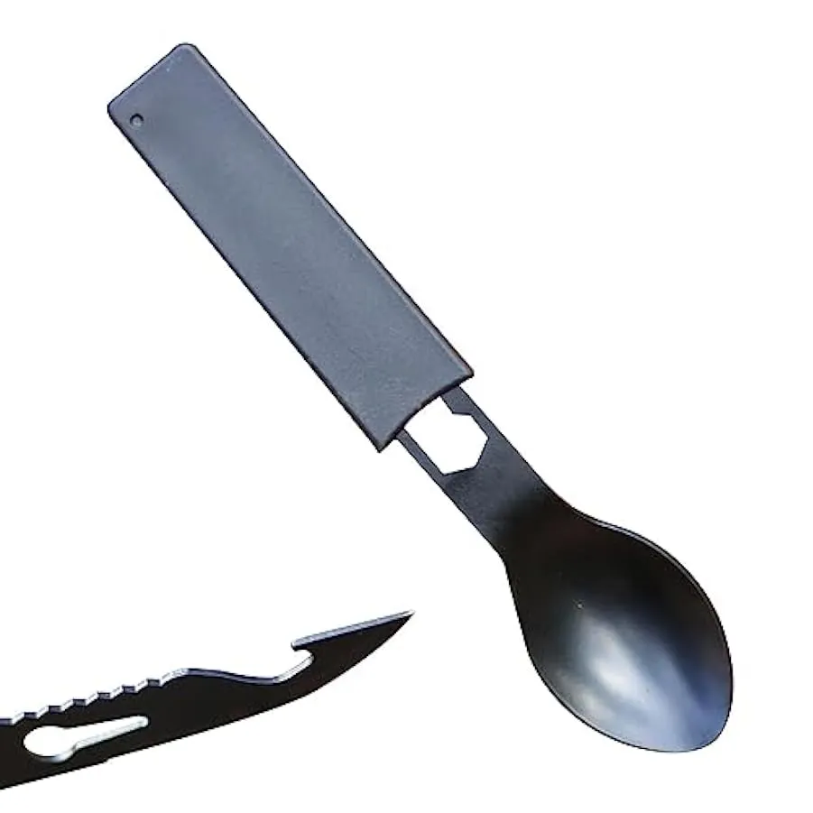 Posate da cucina all’aperto, Posate da picnic da cucina Posate da picnic da viaggio Cucchiaio Forchetta Utensile da campeggio, U