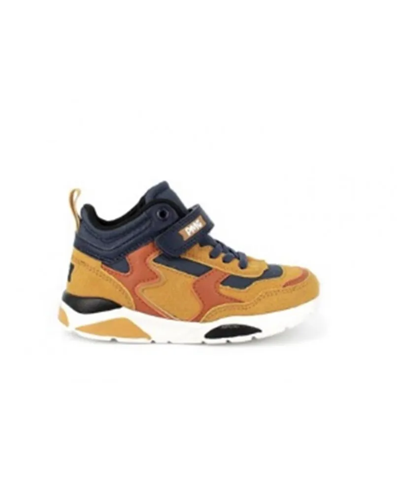 PRIMIGI 2958522 scarponcini sneakers alte strappo pelle nabuk