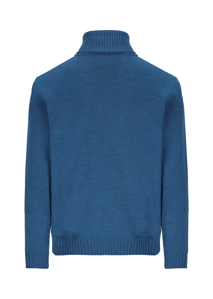 Pullover a collo alto in lana merino Luwalbert    