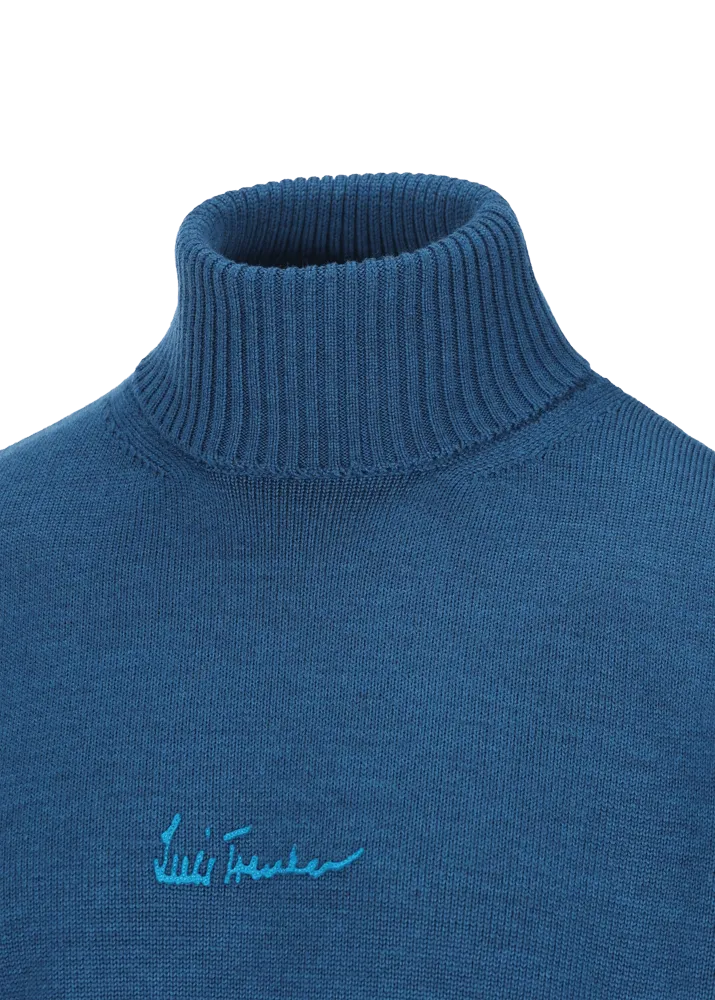 Pullover a collo alto in lana merino Luwalbert    