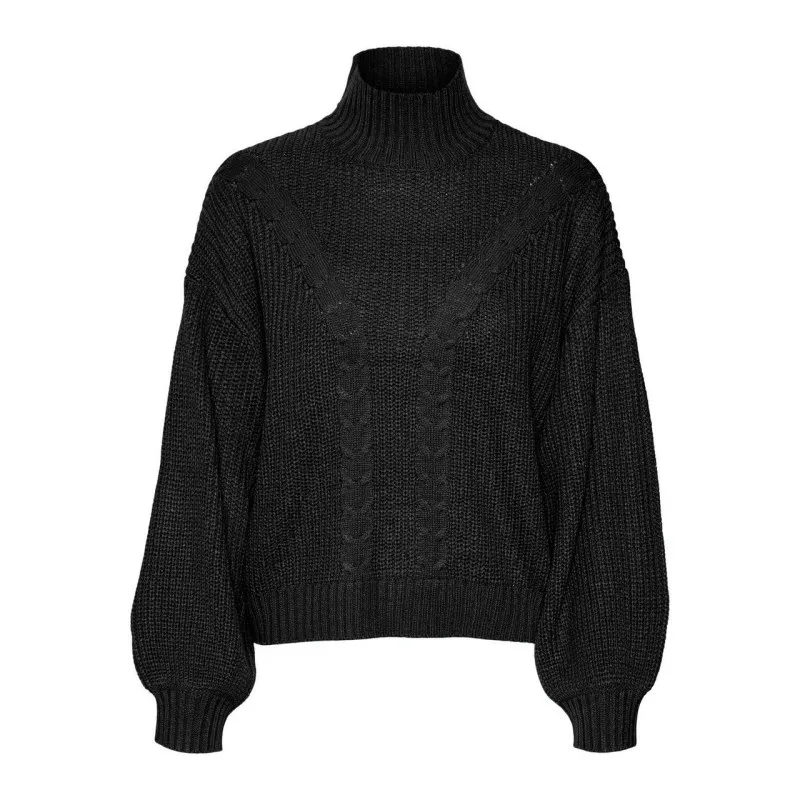 PULLOVER COLLO ALTO MANICHE A PALLONCINO VERO MODA