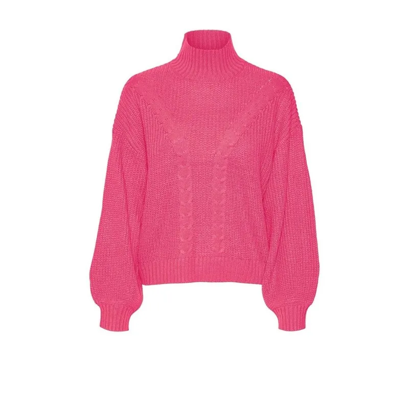 PULLOVER COLLO ALTO MANICHE A PALLONCINO VERO MODA