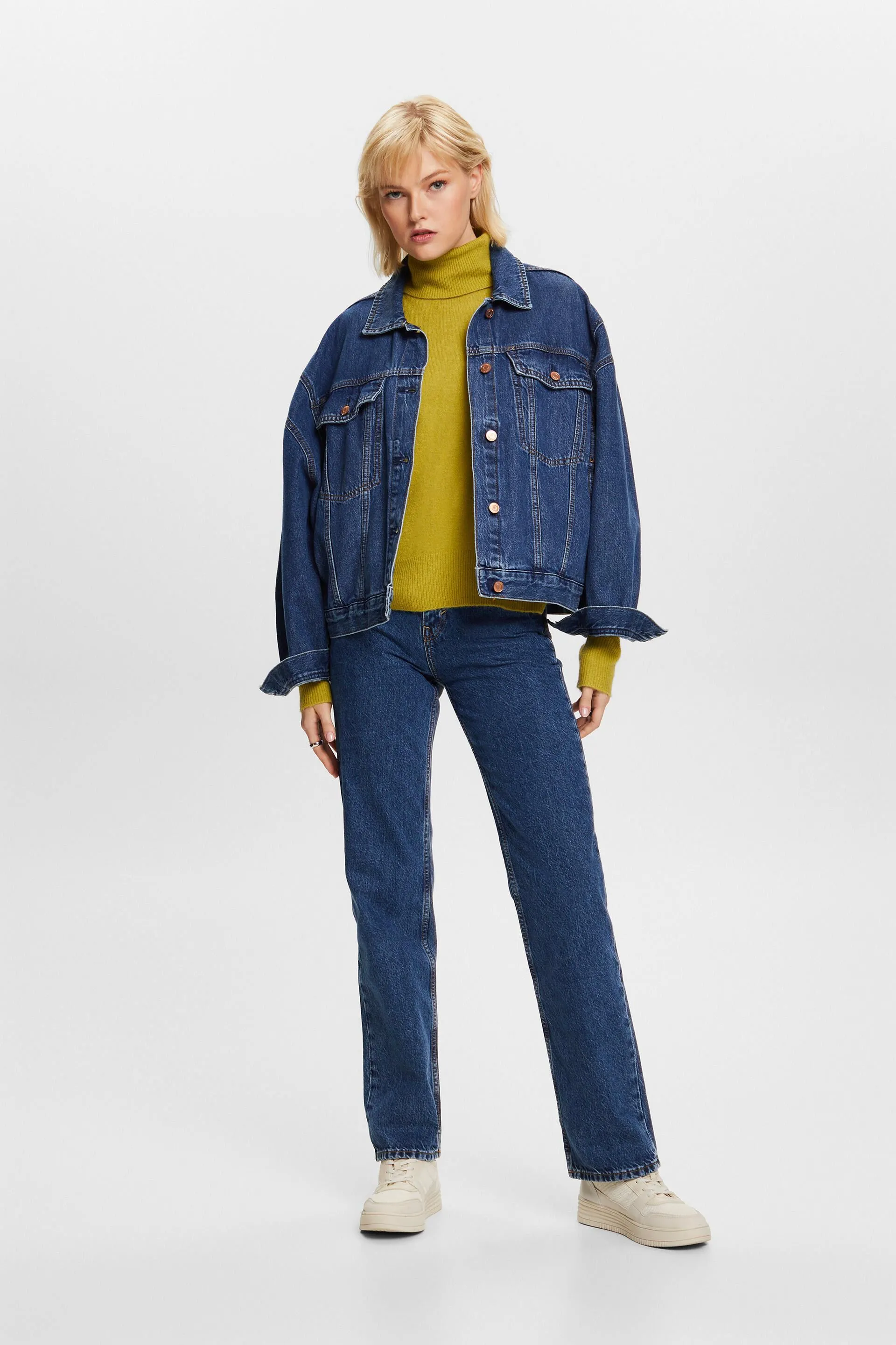 Pullover dolcevita in misto lana