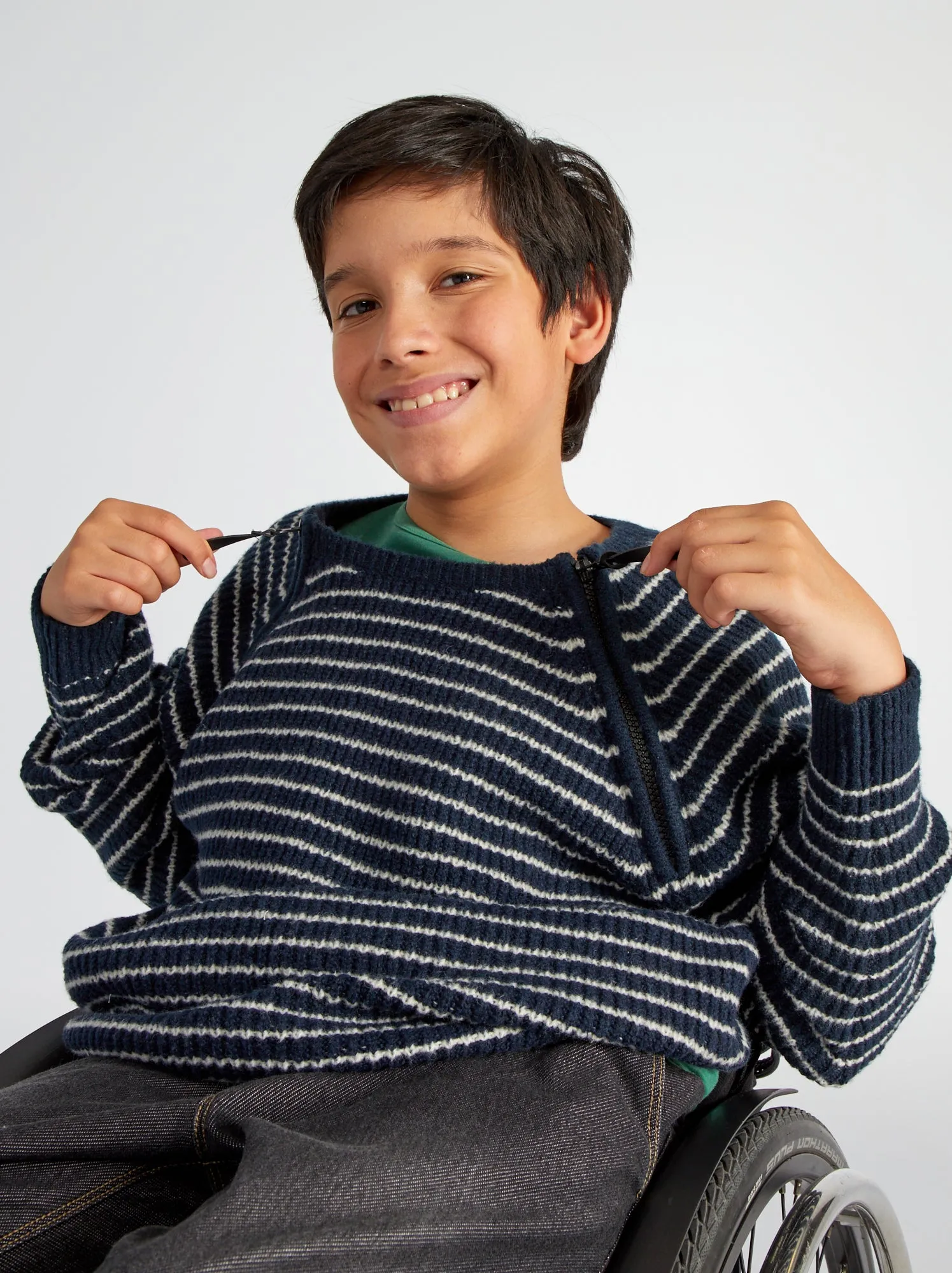 Pullover in maglia grossa - So Easy - BLU