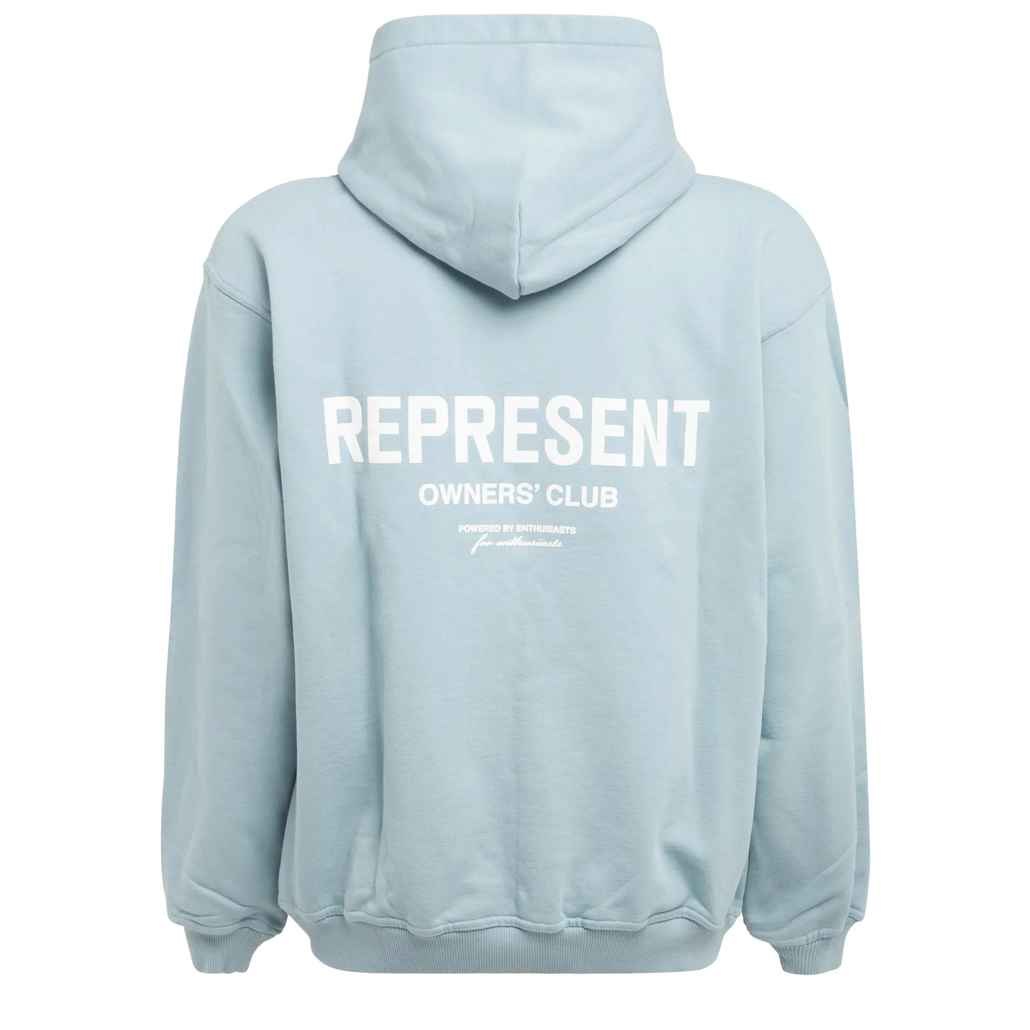 REPRESENT  Felpa ''Owners Club Hoodie'' in cotone azzurra