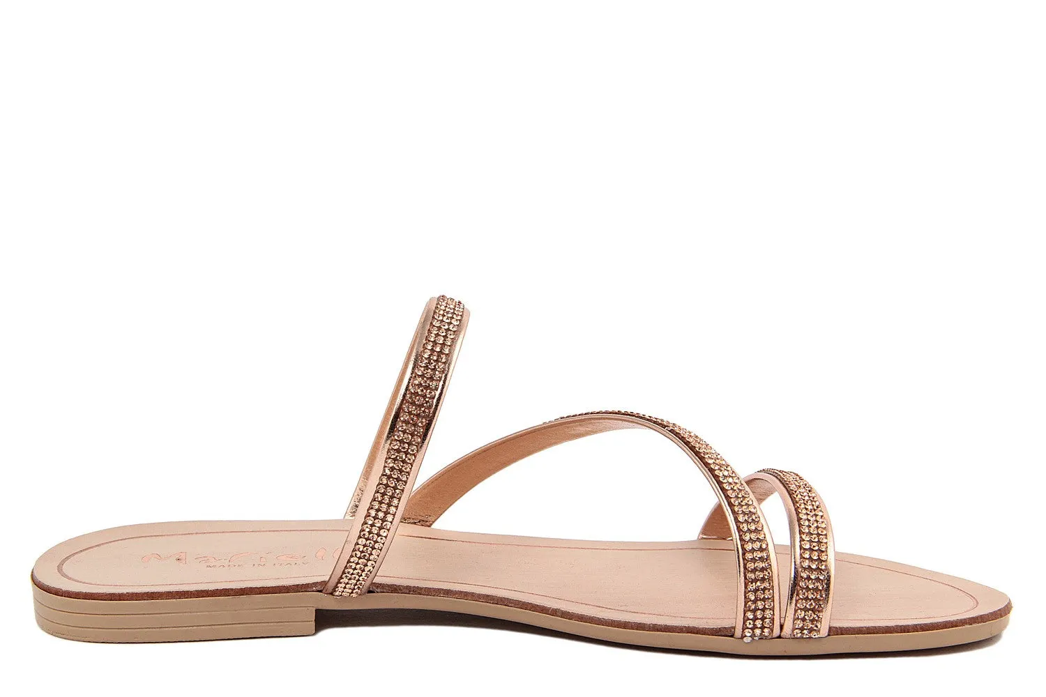Sandali flat Donna in Sintetico Rosa
