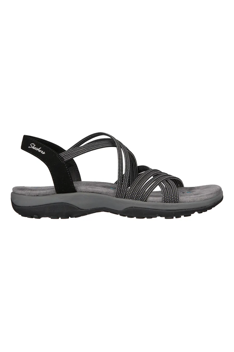 Sandali Neri Sportivi Skechers Reggae Slim-Meadow Grazer