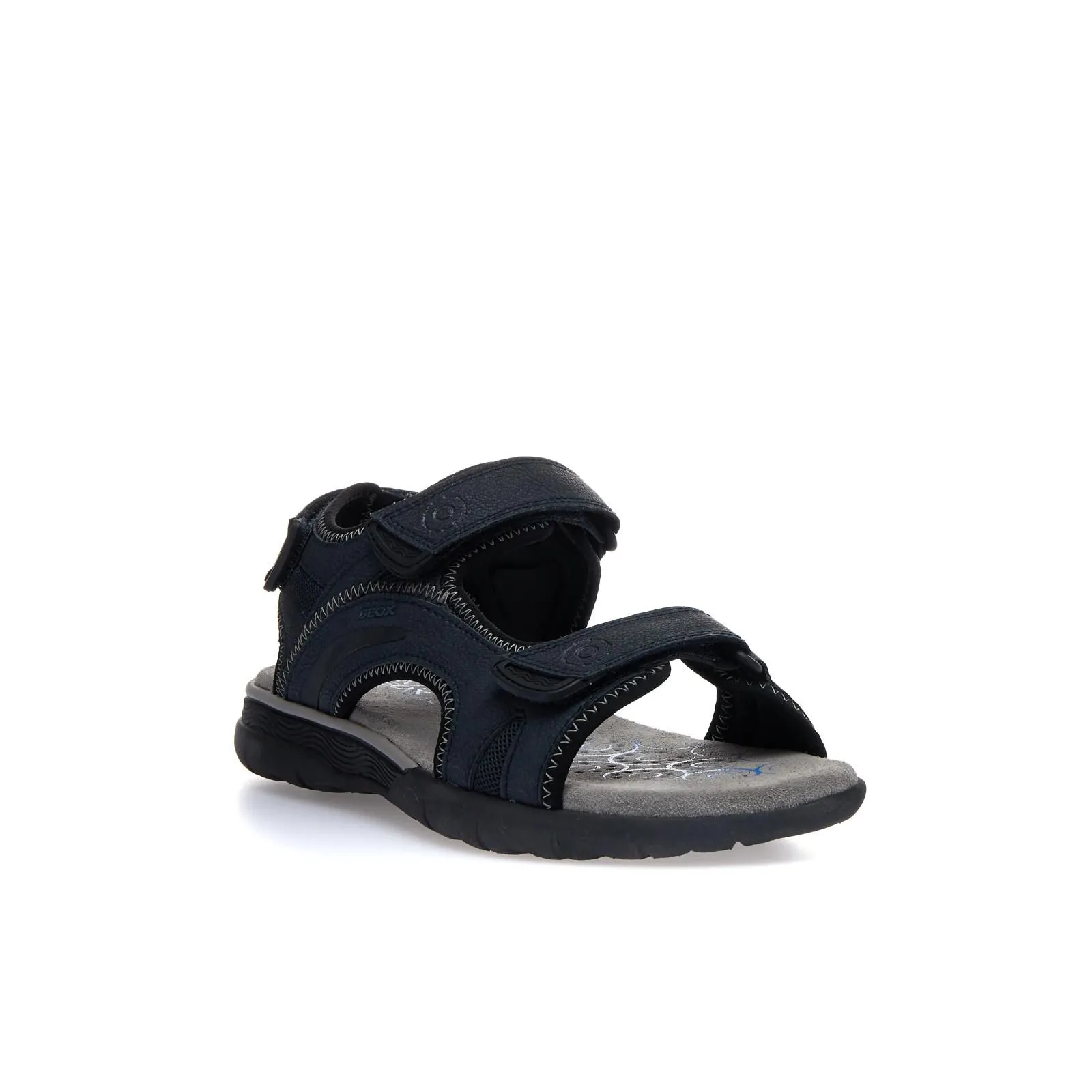 Sandali sportivi blu da uomo con strappi