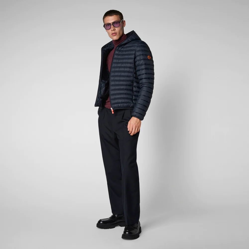 SAVE THE DUCK Piumino leggero mod. DONALD bl.