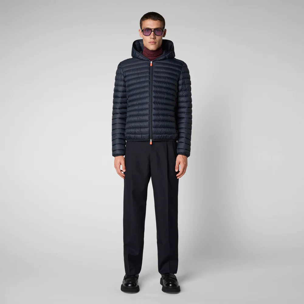 SAVE THE DUCK Piumino leggero mod. DONALD bl.