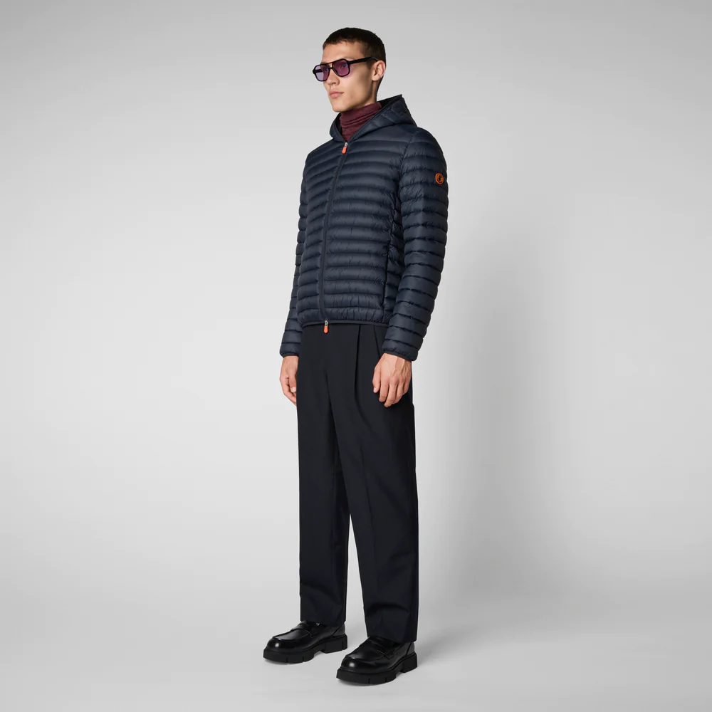 SAVE THE DUCK Piumino leggero mod. DONALD bl.