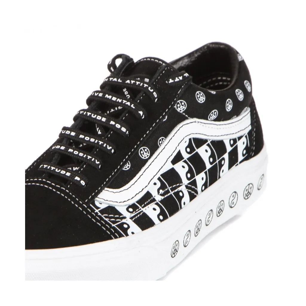 scarpa bassa donna old skool BLACK/TRUE WHITE